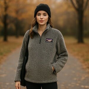 Off-the-Shoulder Gray Sweater